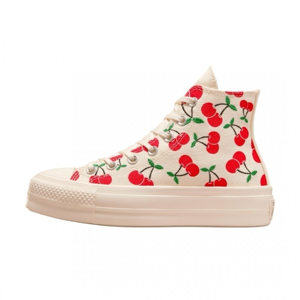 CONVERSE CHUCK TAYLOR ALL STAR LIFT PLATFORM CHERRIES - Picture 11 of 13